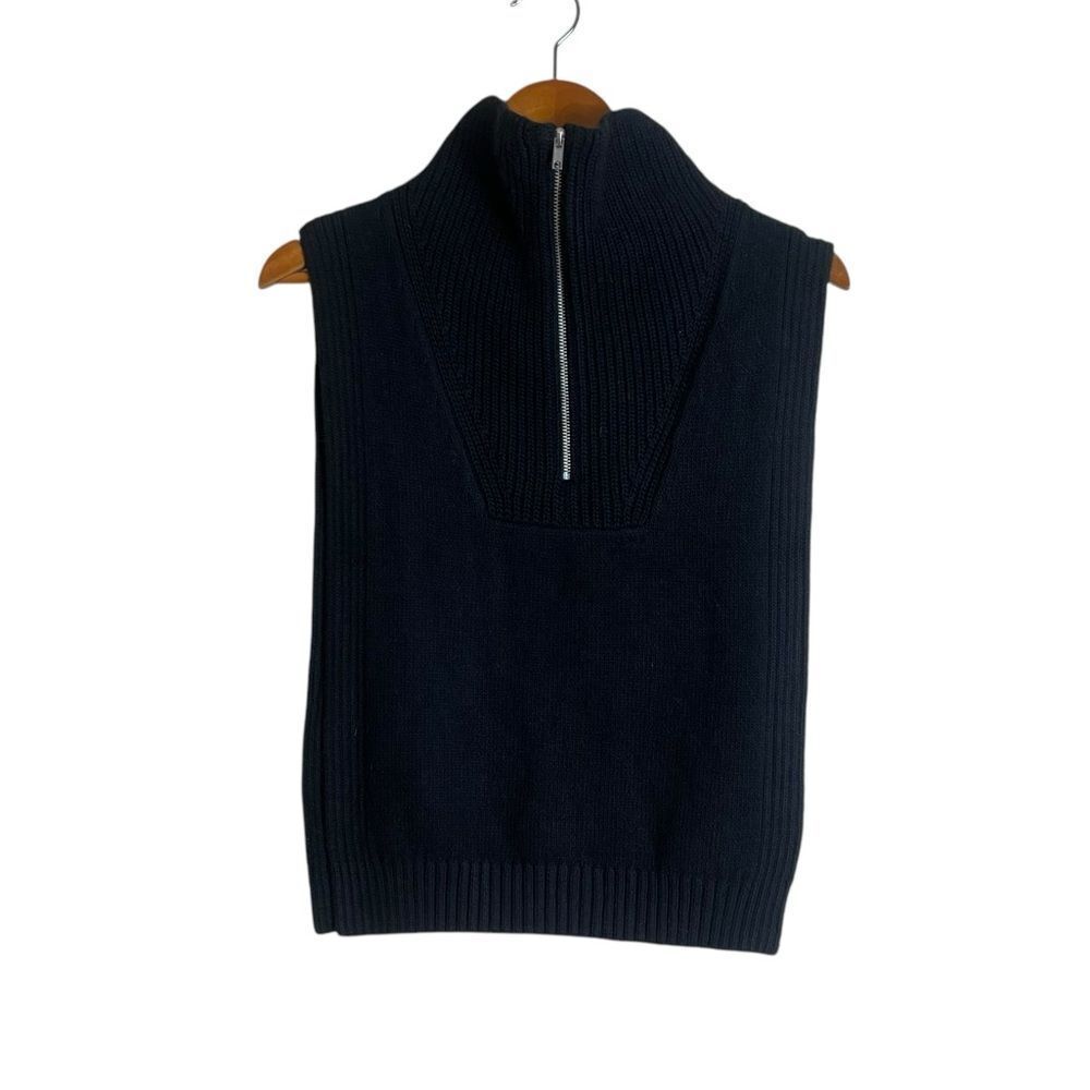 NWT! H&M black wool blend sweater vest